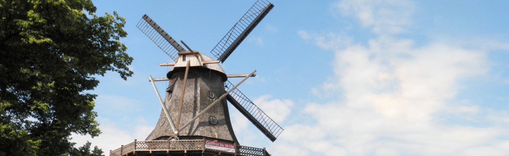 The Historical Mill in Park Sanssouci